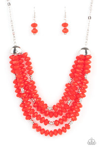 Paparazzi Best POSH-ible Taste - Red Necklace