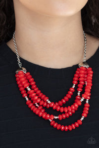 Paparazzi Best POSH-ible Taste - Red Necklace