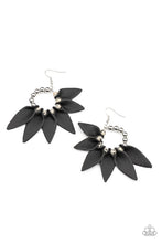 Load image into Gallery viewer, Paparazzi Flower Child Fever - Black Earrings
