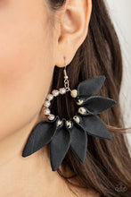 Load image into Gallery viewer, Paparazzi Flower Child Fever - Black Earrings
