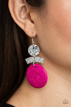 Load image into Gallery viewer, Paparazzi Diva Of My Domain - Pink Earring
