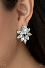 Load image into Gallery viewer, Paparazzi Fearless Finesse - White Earrings
