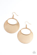 Load image into Gallery viewer, Paparazzi Fan Girl Glam - Gold Earrings
