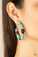 Load image into Gallery viewer, Paparazzi Definitely Down-To-Earth - Blue Earrings

