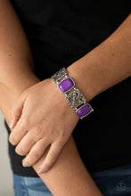 Load image into Gallery viewer, Paparazzi Colorful Coronation - Purple Bracelet
