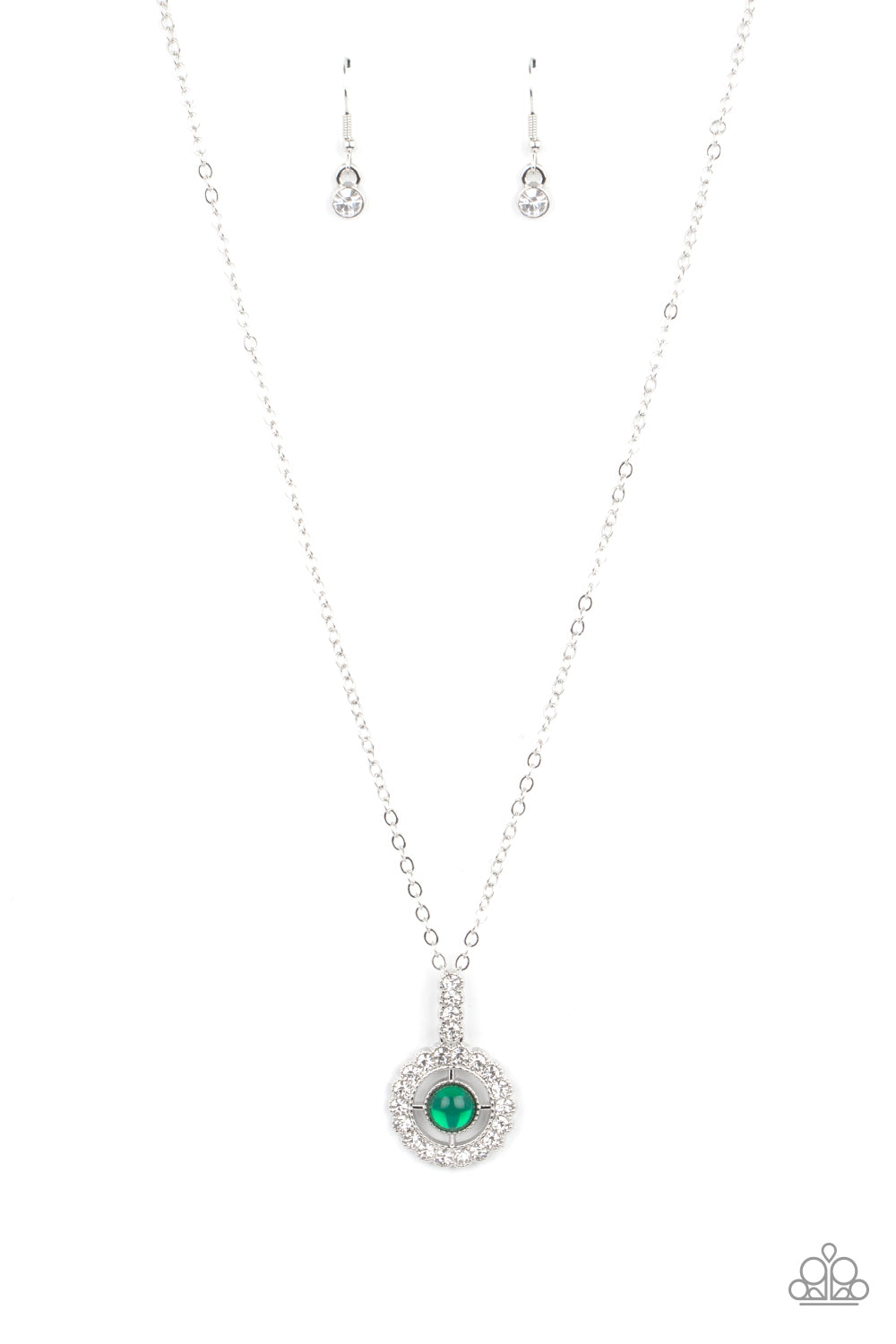 Paparazzi Springtime Twinkle - Green Necklace