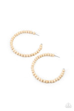 Load image into Gallery viewer, Paparazzi Should Have, Could Have, WOOD Have - White Earring
