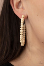Load image into Gallery viewer, Paparazzi Should Have, Could Have, WOOD Have - White Earring
