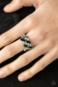 Paparazzi Noble Novelty - Black Ring