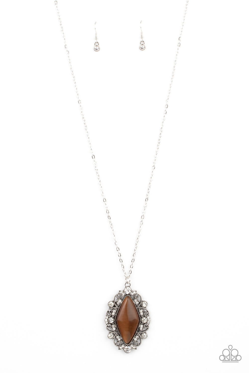 Paparazzi Exquisitely Enchanted - Brown Necklace