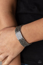 Load image into Gallery viewer, Paparazzi Star-Studded Showcase - Black Bracelet
