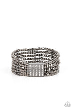 Load image into Gallery viewer, Paparazzi Star-Studded Showcase - Black Bracelet
