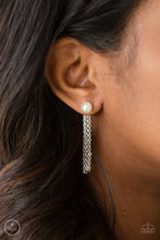 Load image into Gallery viewer, Paparazzi Rebel Refinement - White Earrings
