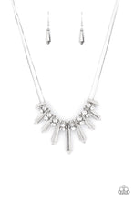Load image into Gallery viewer, Paparazzi Dangerous Dazzle - White Necklace
