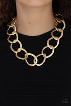 Load image into Gallery viewer, Paparazzi Industrial Intimidation - Gold Necklace
