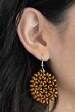 Load image into Gallery viewer, Paparazzi Summer Escapade - Brown Earrings
