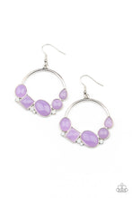 Load image into Gallery viewer, Paparazzi Beautifully Bubblicious - Purple Earring
