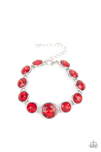 Paparazzi Lustrous Luminosity - Red Bracelet