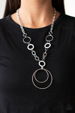 Load image into Gallery viewer, Paparazzi HOOP du Jour - White Necklace
