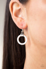 Load image into Gallery viewer, Paparazzi HOOP du Jour - White Necklace
