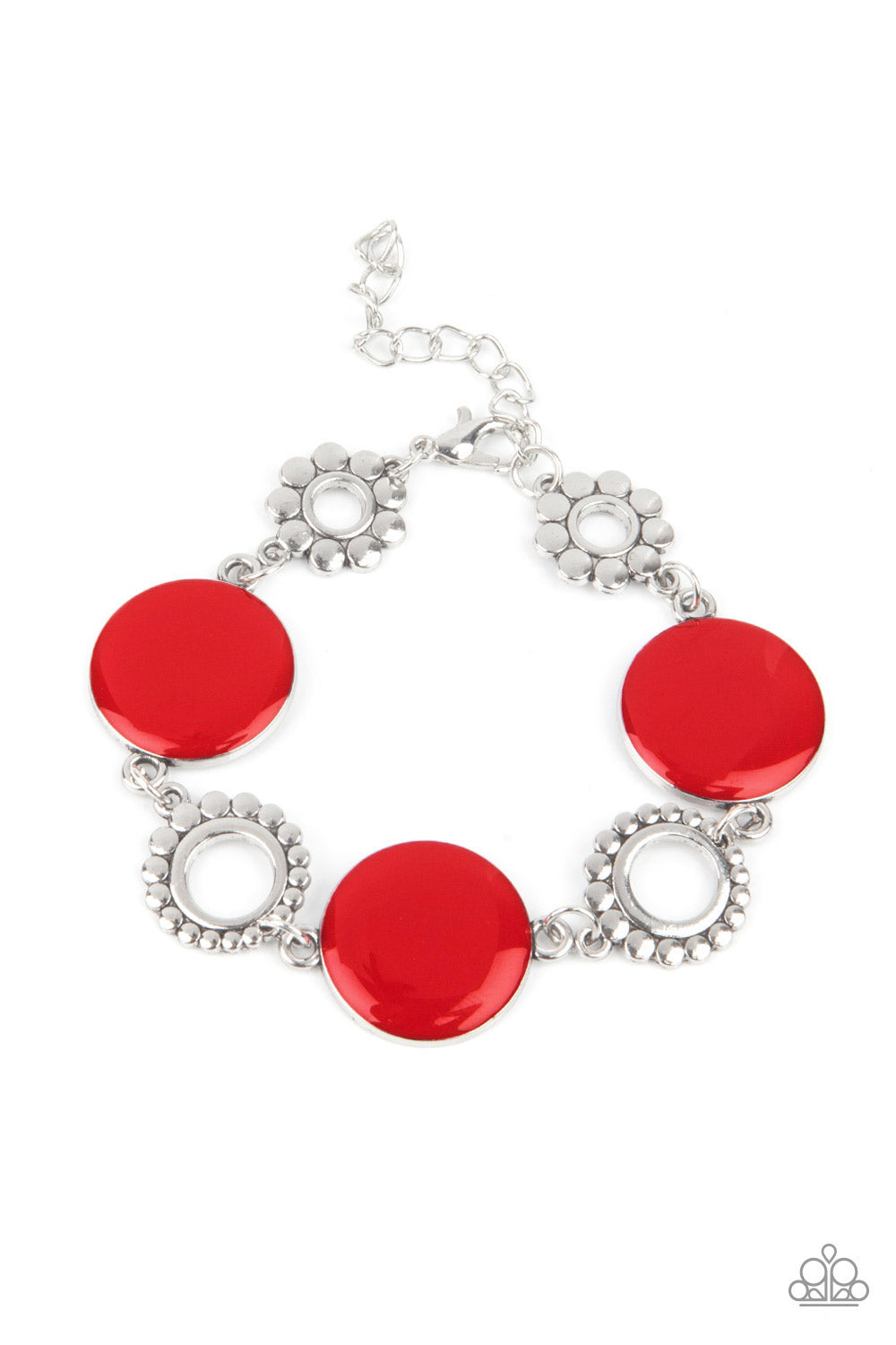 Paparazzi Garden Regalia - Red Bracelet