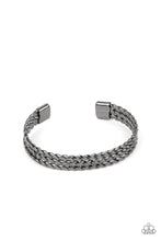 Load image into Gallery viewer, Paparazzi Line of Scrimmage - Black Men&#39;s Bracelet
