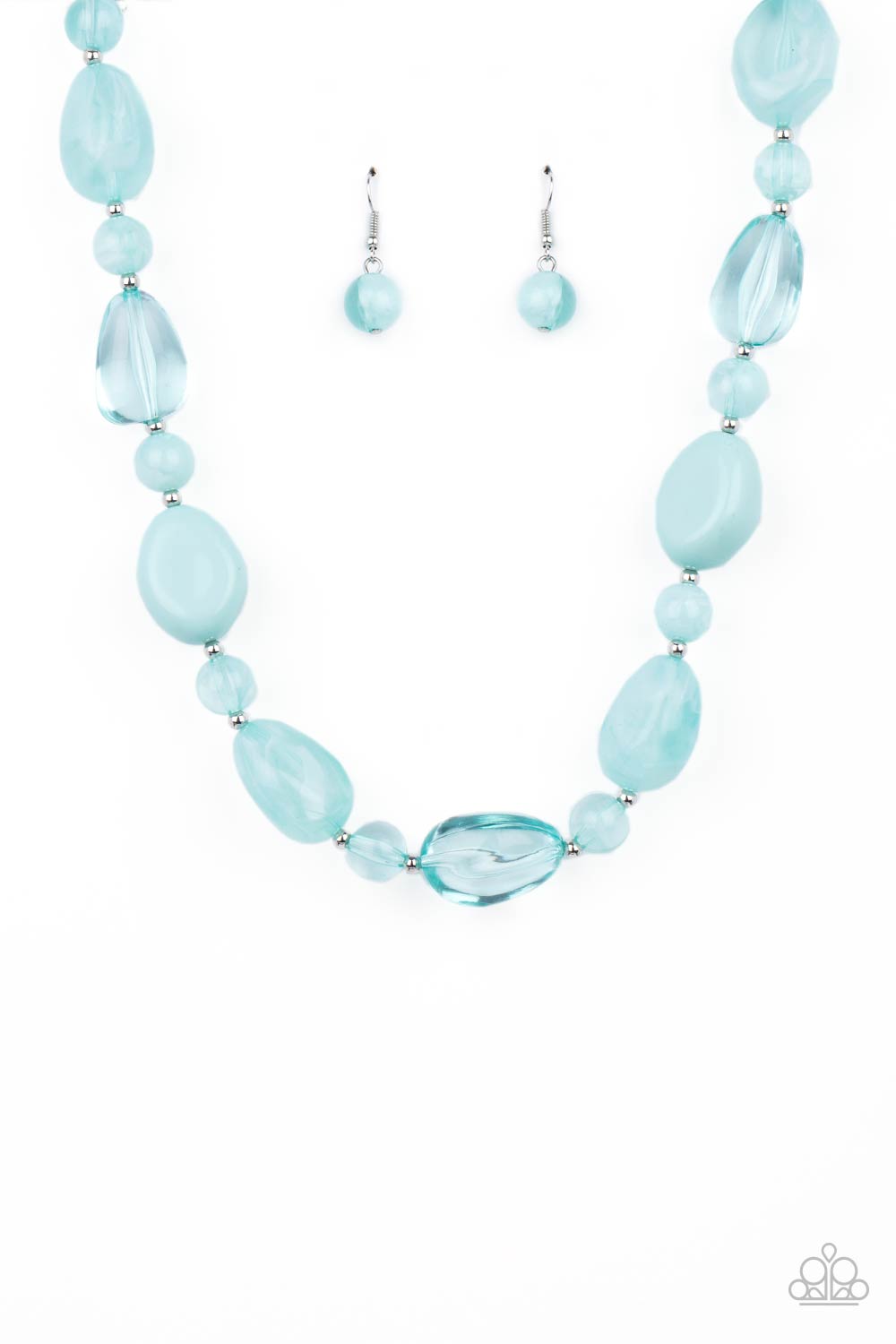 Paparazzi Staycation Stunner - Blue Necklace