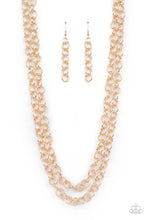 Load image into Gallery viewer, Paparazzi Grunge Goals - Gold Necklace
