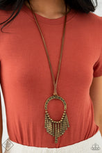 Load image into Gallery viewer, Paparazzi You Wouldnt FLARE! - Brass Necklace
