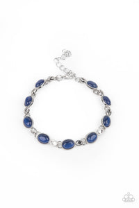 Paparazzi Blissfully Beaming - Blue Bracelet