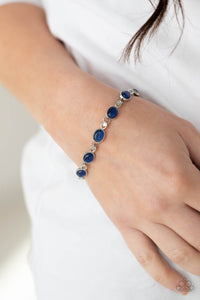 Paparazzi Blissfully Beaming - Blue Bracelet