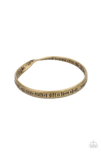 Paparazzi Perfect Present - Brass Bracelet