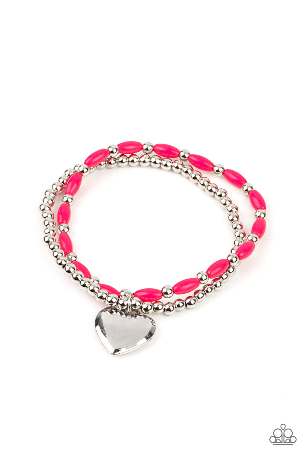 Paparazzi Candy Gram - Pink Bracelet