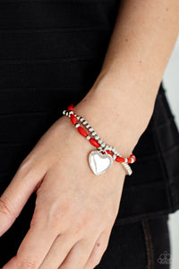 Paparazzi Candy Gram - Red Bracelet