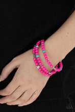 Load image into Gallery viewer, Paparazzi Desert Decorum - Pink Bracelet
