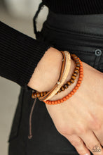 Load image into Gallery viewer, Paparazzi STACK To Basics - Orange Bracelet
