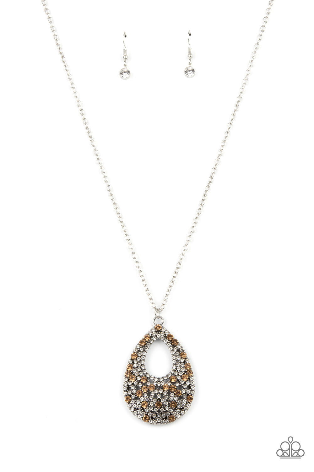 Paparazzi High Society Stargazing - Brown Necklace