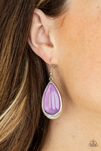Load image into Gallery viewer, Paparazzi A World To SEER - Purple Earring
