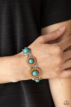 Load image into Gallery viewer, Paparazzi Bodaciously Badlands - Orange Bracelet
