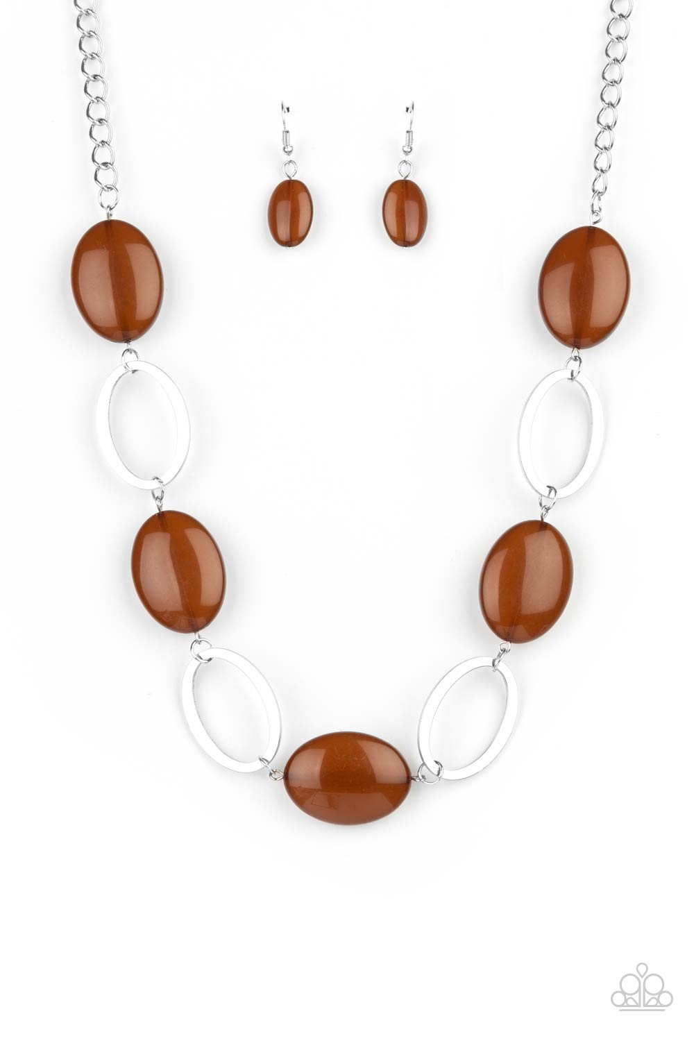 Paparazzi Beachside Boardwalk - Brown Necklace