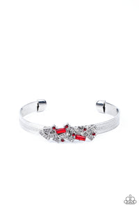 Paparazzi A Chic Clique - Red Bracelet