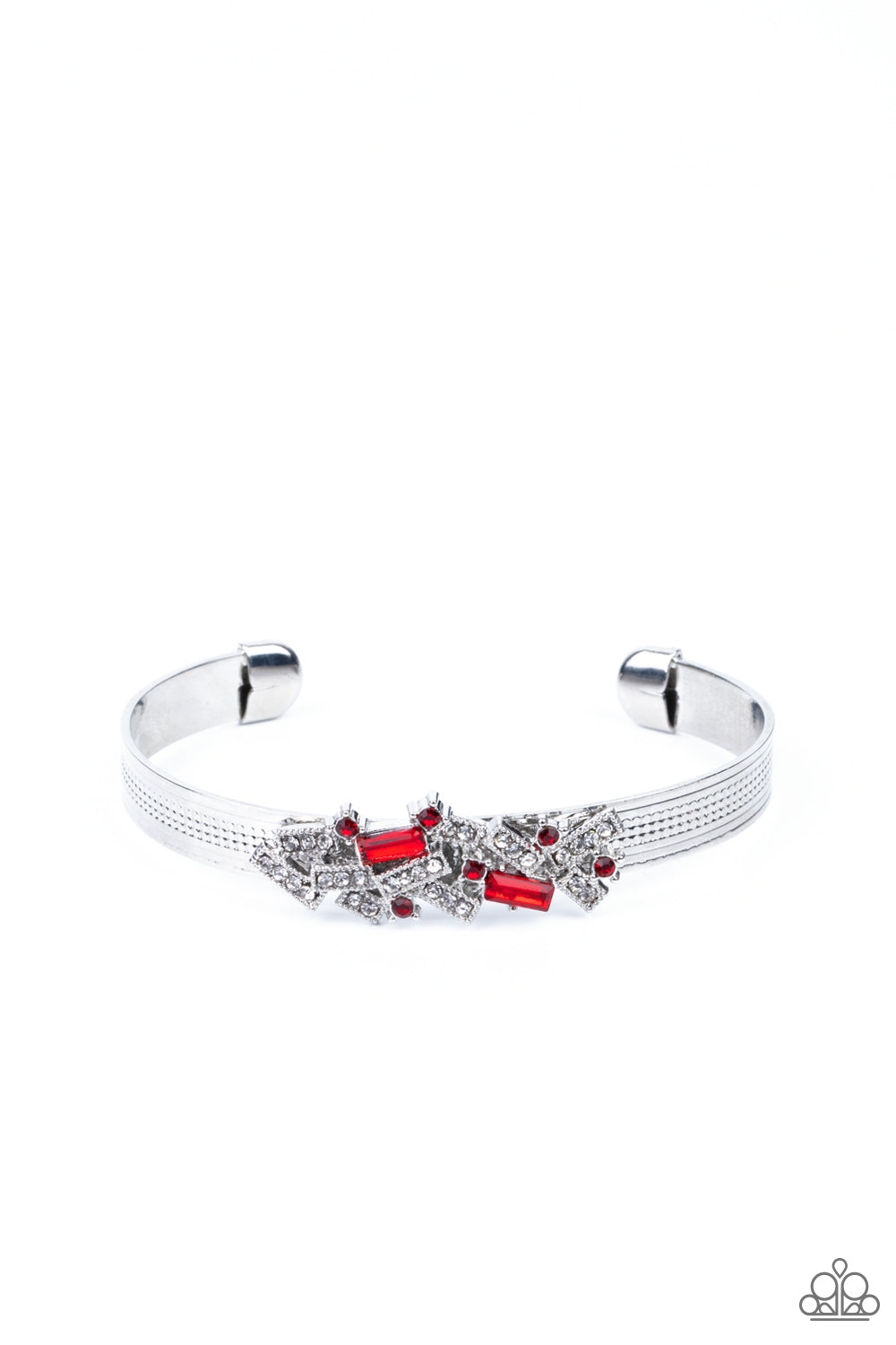 Paparazzi A Chic Clique - Red Bracelet