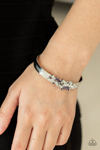 Paparazzi A Chic Clique - Purple Bracelet