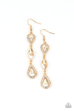 Load image into Gallery viewer, Paparazzi Test of TIMELESS - Gold Earring
