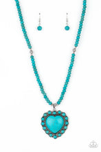 Load image into Gallery viewer, Paparazzi A Heart Of Stone - Blue Necklace
