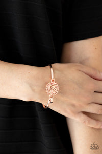 Paparazzi Filigree Fiesta - Rose Gold Bracelet