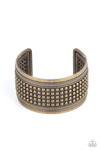 Paparazzi Bronco Bust - Brass Bracelet