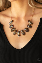 Load image into Gallery viewer, Paparazzi Elliptical Episode - Brown Necklace
