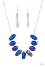 Load image into Gallery viewer, Paparazzi Elliptical Episode - Blue Necklace
