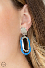 Load image into Gallery viewer, Paparazzi Melrose Mystery - Blue Earring
